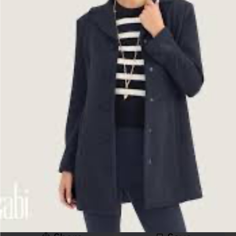 CAbi Blue Trench Coat